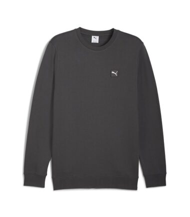 FELPA PUMA ESS ELEVATED CREW GREY UOMO - immagine 1