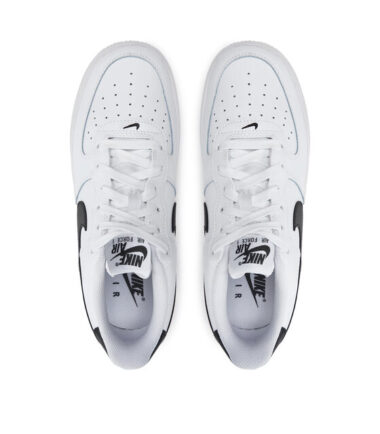 SCARPE NIKE AIR FORCE 1 GS BIANCO NERO - immagine 3