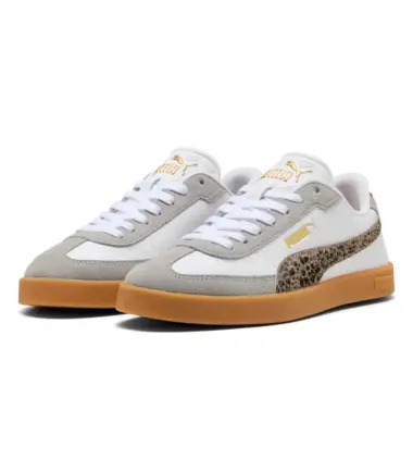 SCARPE PUMA CLUB II ERA ANIMAL WHITE DUSKY GRAY DONNA - immagine 3