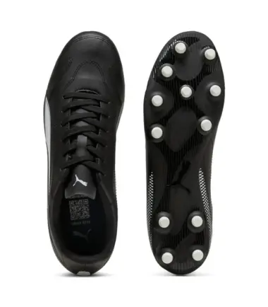 SCARPE PUMA VITORIA II FG/AG,25/26 Black-PUMA White UOMO - immagine 4