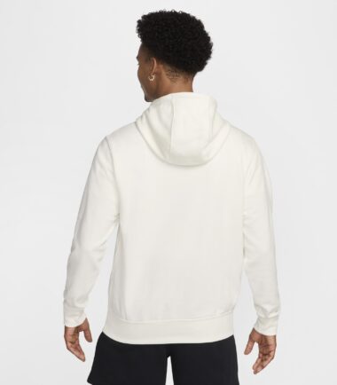 FELPA NIKE CLUB HOODIE BIANCO UOMO - immagine 2