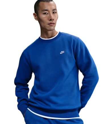 FELPA NIKE SPORTSWEAR CLUB CREW ROYAL UOMO - immagine 1