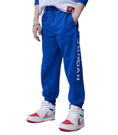 PANTALONI JORDAN BASELINE FLEECE BLU BAMBINO - immagine 1
