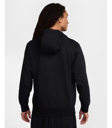 FELPA NIKE CLUB HOODIE BLACK UOMO - immagine 2