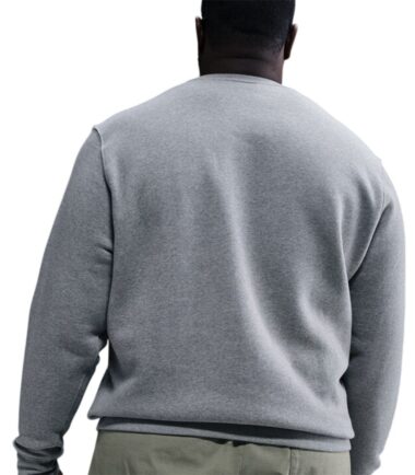 FELPA NIKE SPORTSWEAR CLUB CREW GRIGIO UOMO - immagine 2
