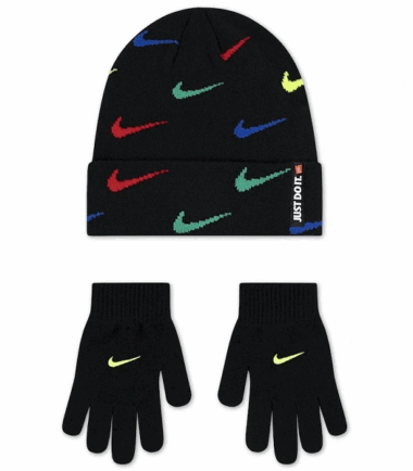 SET NIKE GUANTI E CAPPELLO BAMBINO - immagine 1