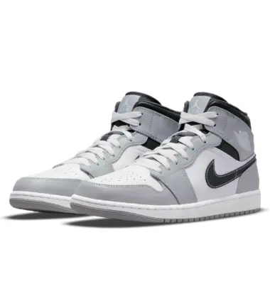 SCARPE Air Jordan 1 Mid "Light Smoke Grey" - immagine 4