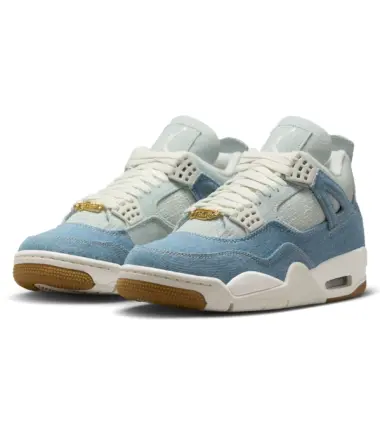 SCARPE Air Jordan Women's 4 Retro TEX "Denim Worn Blue" (PS) - immagine 4