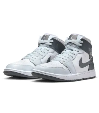 SCARPE NIKE WMNS Air Jordan 1 Mid "Smoke Grey" - immagine 4