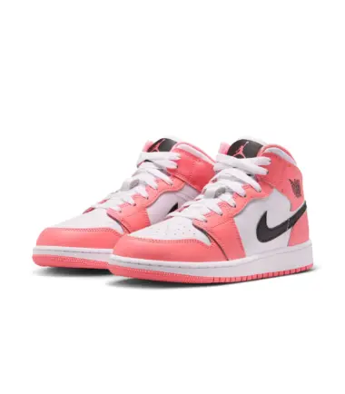 SCARPE Air Jordan 1 Mid "Pink Gaze" GS - immagine 4
