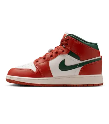 SCARPE NIKE AIR JORDAN 1 MID Redstone Midnight Green (GS) - immagine 3