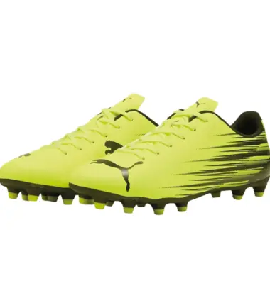 SCARPE PUMA ATTACANTO II FG/AG YELLOW ALERT PUMA BLACK UOMO - immagine 3