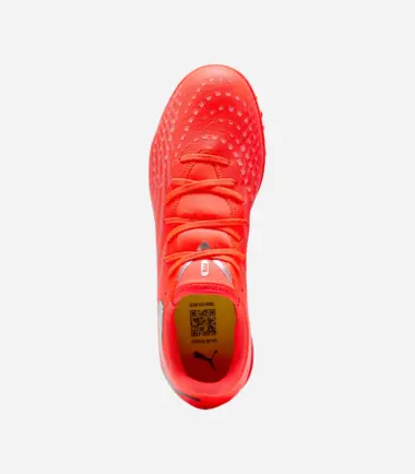 SCARPE PUMA FUTURE 9 PLAY TT GLOWRED WHITE - immagine 4