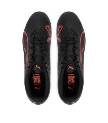 SCARPE PUMA ULTRA 6 PLAY FG/AG BLACK RED UOMO - immagine 4