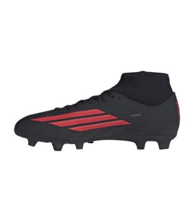 SCARPE ADIDAS F50 CLUB MID FG/MG BLACK - immagine 4