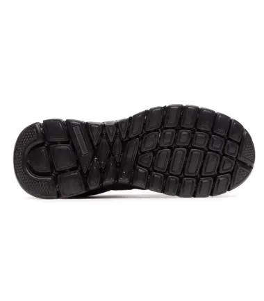 SCARPE SKECHERS BURNS AGOURA BLACK UOMO - immagine 4