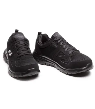 SCARPE SKECHERS BURNS AGOURA BLACK UOMO - immagine 5