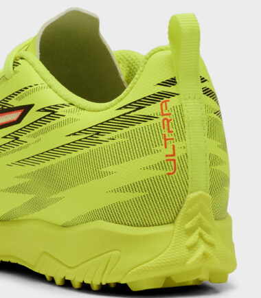 SCARPE PUMA ULTRA 6 PLAY TT YELLOW ALERT BLACK GLOWING RED JUNIOR - immagine 4