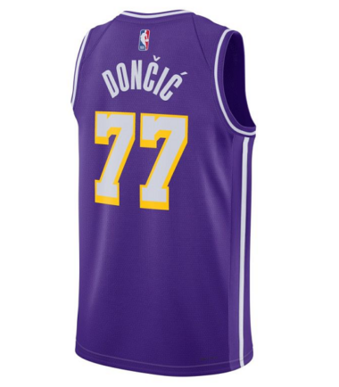 CANOTTA JORDAN Los Angeles Lakers Statement Swingman Jersey "Doncic" - immagine 2