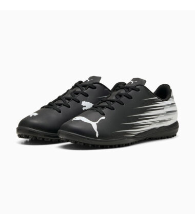SCARPE PUMA ATTACANTO II TT JUNIOR BLACK WHITE - immagine 2