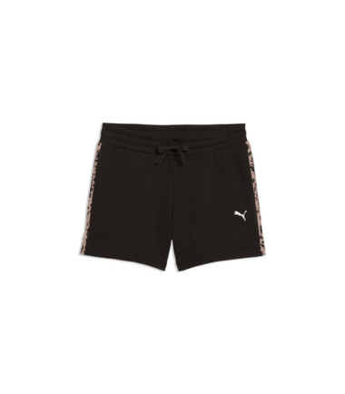 PANTALONCINO PUMA ESS GRAPHIC ANIMAL PUMA BLACK DONNA - immagine 1