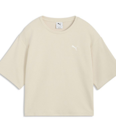 T-SHIRT PUMA ESS ELEVATED RELAXED ALPINE SNOW DONNA - immagine 1