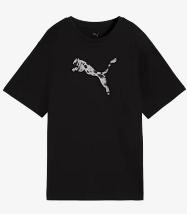 T-SHIRT PUMA ESS GRAPHIC ANIMAL PUMA BLACK DONNA - immagine 1