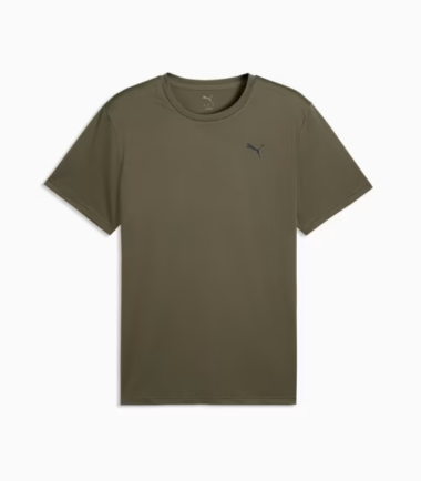 T-SHIRT PUMA ESS SMALL NO.1 LOGO LODEN GREEN UOMO - immagine 1