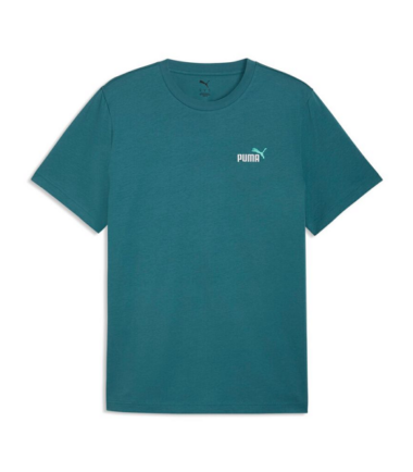 T-SHIRT PUMA GRAPHICS 2 COLOR EMERALD ICE UOMO - immagine 1
