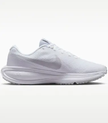 SCARPE NIKE DONNA REVOLUTION 8 WHITE PLATINUM - immagine 1