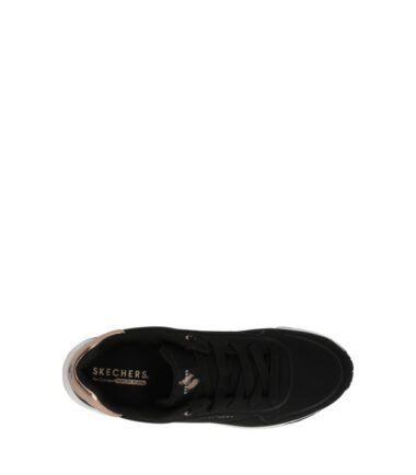 SCARPE SKECHERS UNO GEN1 SHIMMER AWAY BLACK - immagine 5