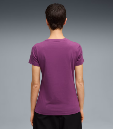 T-SHIRT PUMA ESS ELEVATED TEE PLUM WINE DONNA - immagine 2