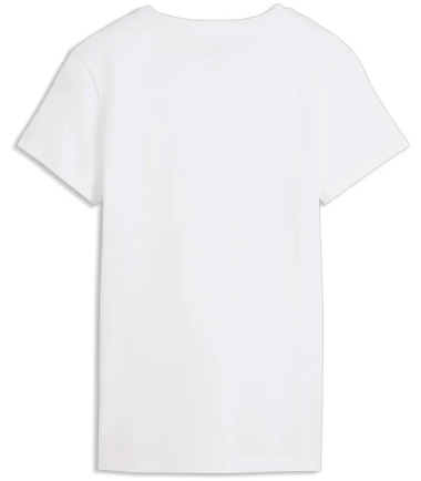 T-SHIRT PUMA ESS LOGO LAB METALLIC PUMA WHITE DONNA - immagine 2
