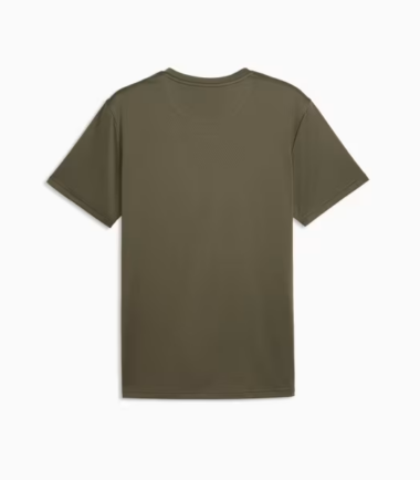T-SHIRT PUMA ESS SMALL NO.1 LOGO LODEN GREEN UOMO - immagine 2