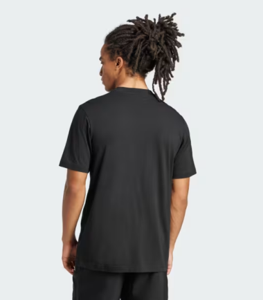 T-SHIRT ADIDAS SMALL LOGO BLACK - immagine 2