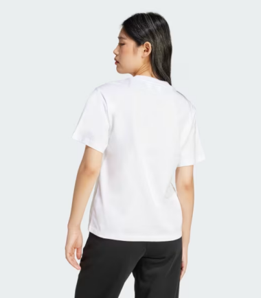 T-SHIRT ADIDAS SMALL LOGO WHITE - immagine 2