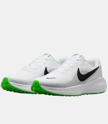 SCARPE NIKE REVOLUTION 8 WHITE BLACK PLATINUM UOMO - immagine 3