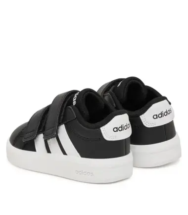 SCARPE ADIDAS GRAND COURT 3.0 CF I BLACK WHITE BAMBINO - immagine 3