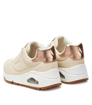SCARPE SKECHERS UNO GEN1 SHIMMER AWAY NATURAL - immagine 3