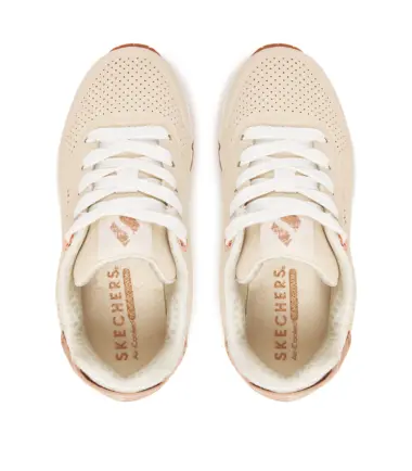 SCARPE SKECHERS UNO GEN1 SHIMMER AWAY NATURAL - immagine 5