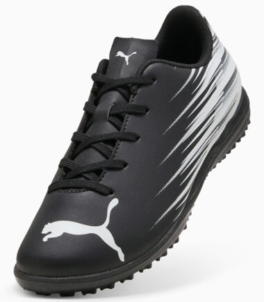 SCARPE PUMA ATTACANTO II TT JUNIOR BLACK WHITE - immagine 4