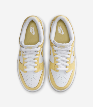 SCARPE NIKE DUNK LOW SOFT YELLOW GS - immagine 4