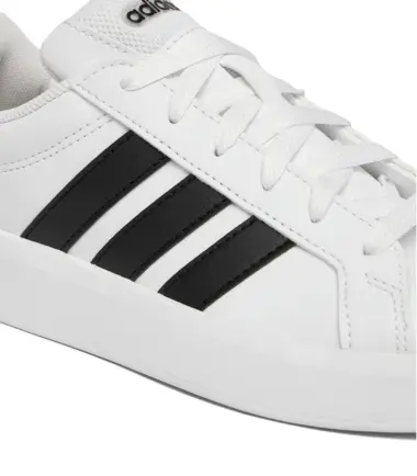 SCARPE ADIDAS GRAND COURT 3,0 JUNIOR WHITE BLACK - immagine 5