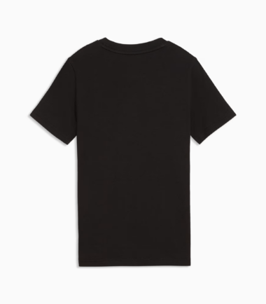 T-SHIRT PUMA ESSENTIAL TAPE TEE PUMA BLACK TAPE BAMBINA - immagine 2