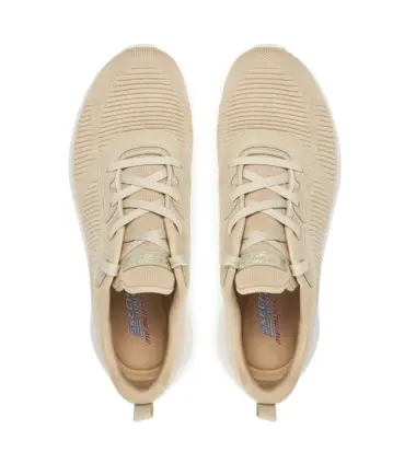 SCARPE SKECHERS BOBS SQUAD NATURAL DONNA - immagine 5