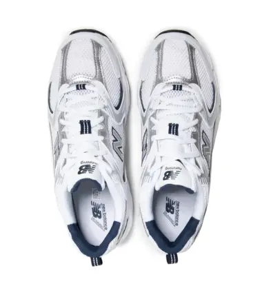 SCARPE NEW BALANCE DONNA WHITE BLACK - immagine 5