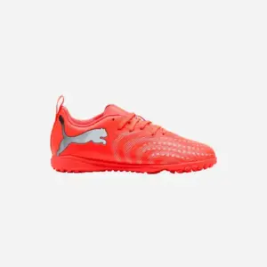 SCARPE PUMA FUTURE 9 PLAY TT GLOWING RED WHITE BLACK SILVER JUNIOR