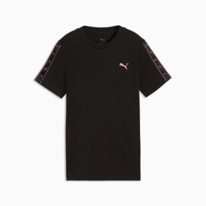 T-SHIRT PUMA ESSENTIAL TAPE TEE PUMA BLACK TAPE BAMBINA