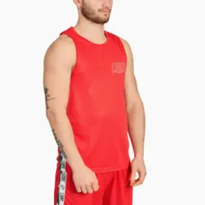 CANOTTA LEONE BOXE ICONIC ROSSA