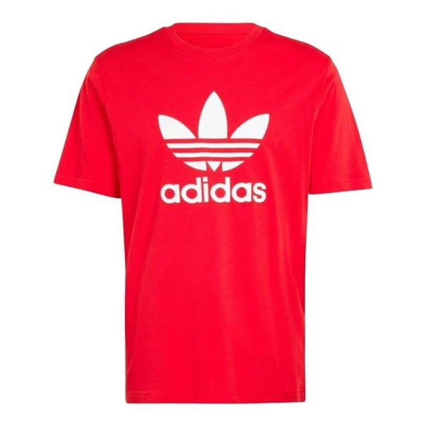 T-SHIRT ADIDAS TREFOIL RED TEE uomo